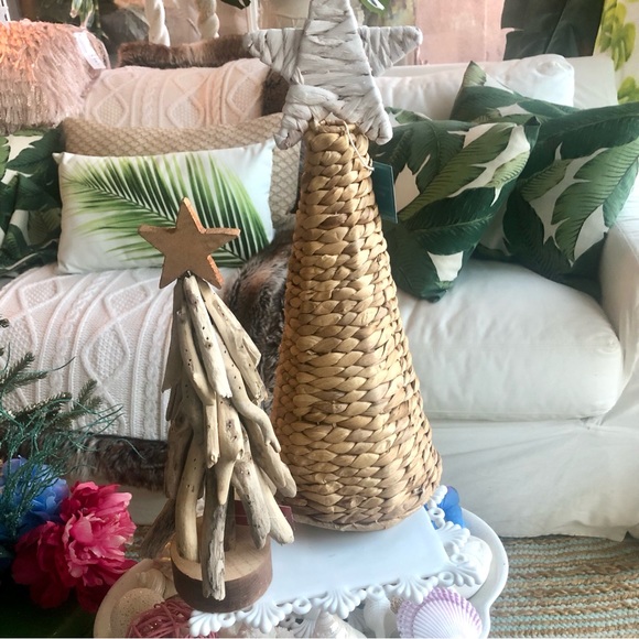 NWT! Tall Seagrass Christmas Tree Star Topper - Picture 1 of 4